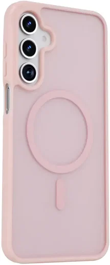 Samsung Galaxy A16 Hoesje met MagSafe Back Cover Matte Roze afbeelding 5