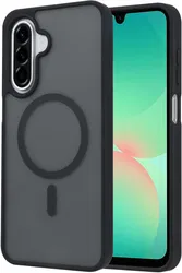 Samsung Galaxy A26 Hoesje met MagSafe Back Cover Matte Zwart afbeelding