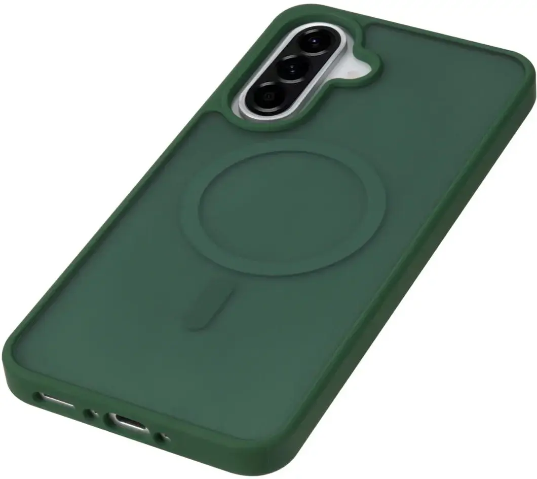 Samsung Galaxy A26 Hoesje met MagSafe Back Cover Matte Groen afbeelding 9