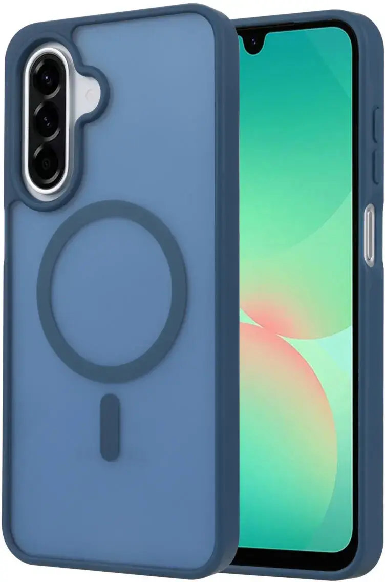 Samsung Galaxy A26 Hoesje met MagSafe Back Cover Matte Blauw afbeelding 1