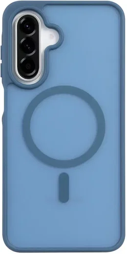 Samsung Galaxy A26 Hoesje met MagSafe Back Cover Matte Blauw afbeelding 2
