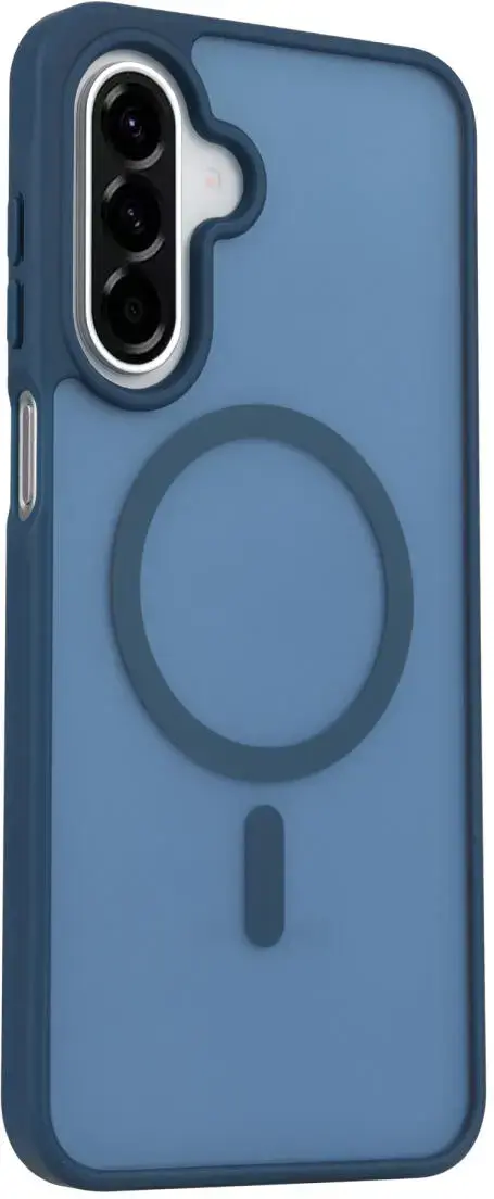 Samsung Galaxy A26 Hoesje met MagSafe Back Cover Matte Blauw afbeelding 5