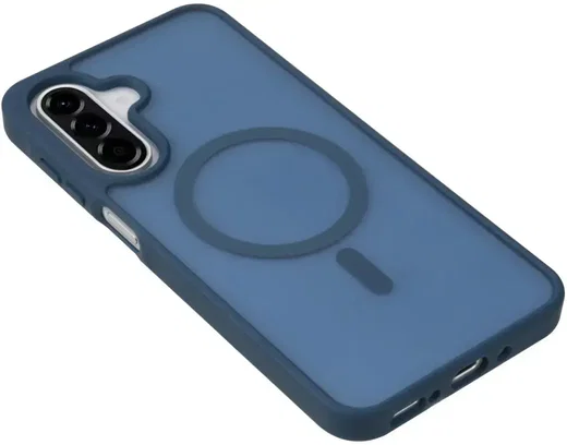 Samsung Galaxy A26 Hoesje met MagSafe Back Cover Matte Blauw afbeelding 8