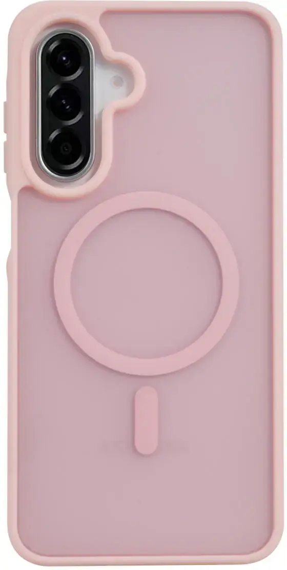 Samsung Galaxy A26 Hoesje met MagSafe Back Cover Matte Roze afbeelding 2