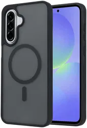 Samsung Galaxy A36 Hoesje met MagSafe Back Cover Matte Zwart afbeelding