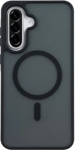 Samsung Galaxy A36 Hoesje met MagSafe Back Cover Matte Zwart afbeelding 2