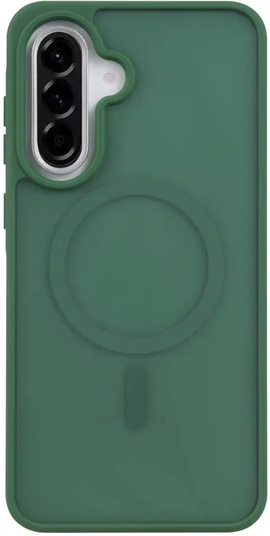 Samsung Galaxy A36 Hoesje met MagSafe Back Cover Matte Groen afbeelding 2