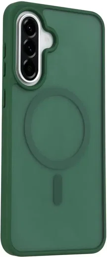 Samsung Galaxy A36 Hoesje met MagSafe Back Cover Matte Groen afbeelding 5