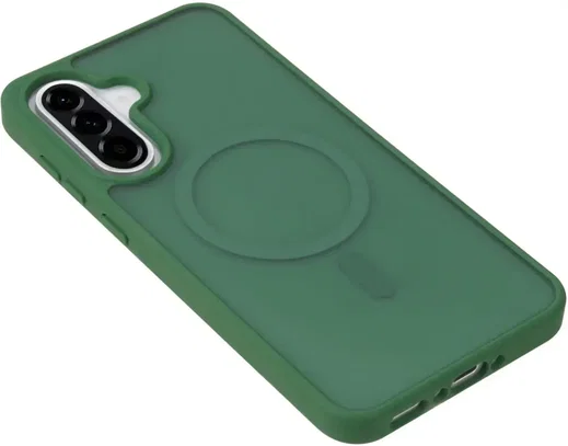 Samsung Galaxy A36 Hoesje met MagSafe Back Cover Matte Groen afbeelding 9