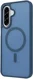 Samsung Galaxy A36 Hoesje met MagSafe Back Cover Matte Blauw afbeelding 6