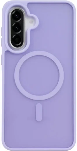 Samsung Galaxy A36 Hoesje met MagSafe Back Cover Matte Paars afbeelding 2