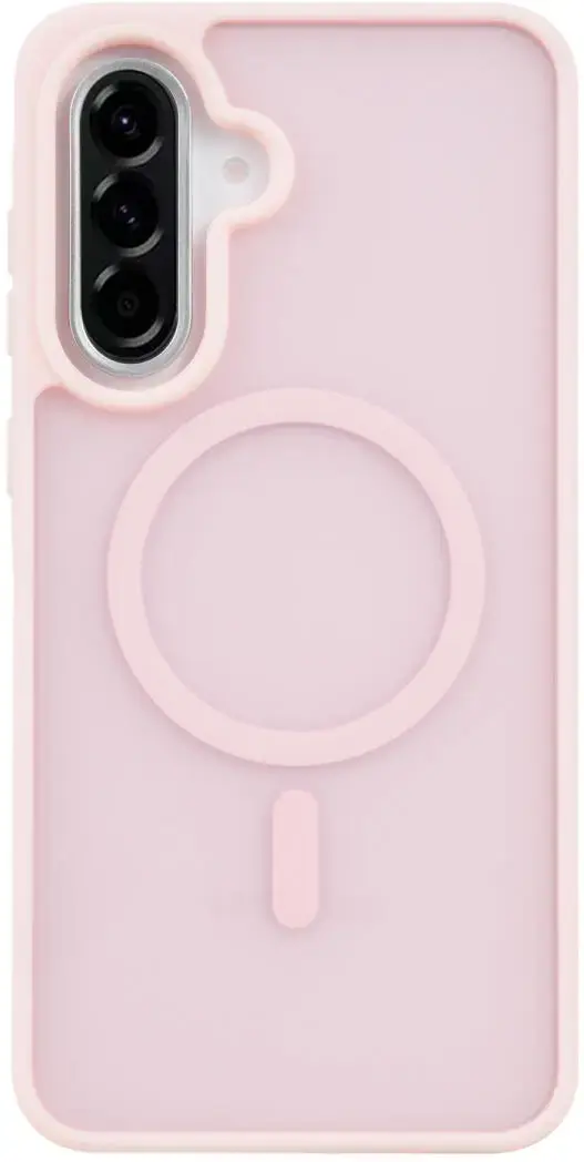 Samsung Galaxy A36 Hoesje met MagSafe Back Cover Matte Roze afbeelding 2
