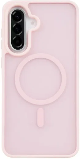Samsung Galaxy A36 Hoesje met MagSafe Back Cover Matte Roze afbeelding 2