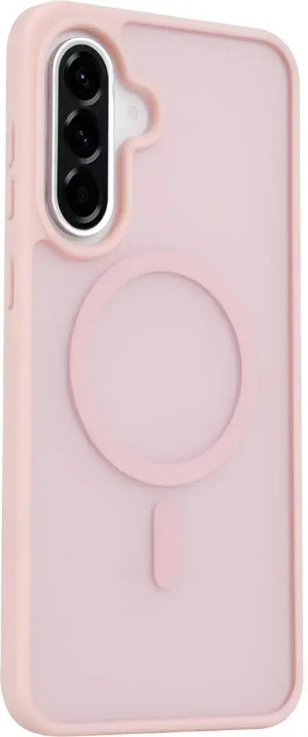 Samsung Galaxy A36 Hoesje met MagSafe Back Cover Matte Roze afbeelding 5