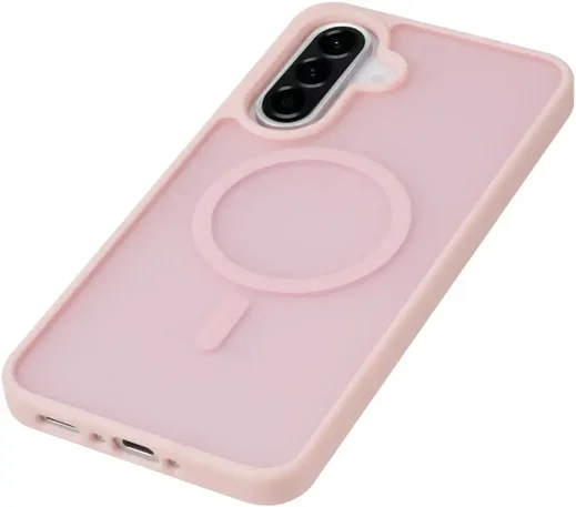 Samsung Galaxy A36 Hoesje met MagSafe Back Cover Matte Roze afbeelding 8
