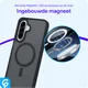 Samsung Galaxy A56 Hoesje met MagSafe Back Cover Matte Zwart afbeelding 4