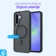Samsung Galaxy A56 Hoesje met MagSafe Back Cover Matte Zwart afbeelding 6
