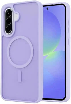 Samsung Galaxy A56 Hoesje met MagSafe Back Cover Matte Paars