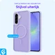 Samsung Galaxy A56 Hoesje met MagSafe Back Cover Matte Paars afbeelding 4