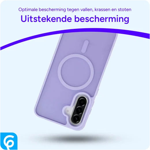 Samsung Galaxy A56 Hoesje met MagSafe Back Cover Matte Paars afbeelding 6