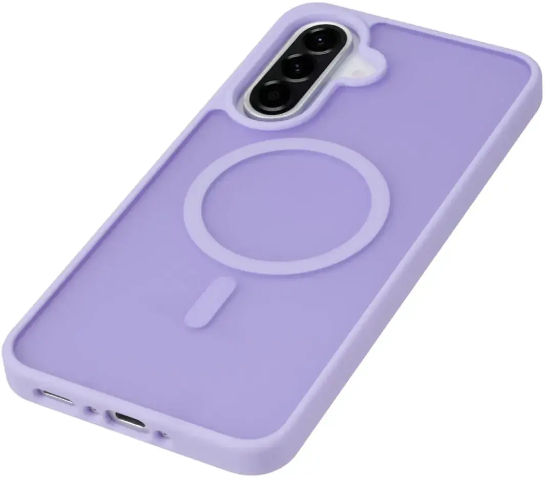 Samsung Galaxy A56 Hoesje met MagSafe Back Cover Matte Paars afbeelding 11
