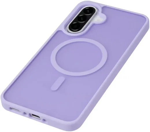 Samsung Galaxy A56 Hoesje met MagSafe Back Cover Matte Paars afbeelding 11