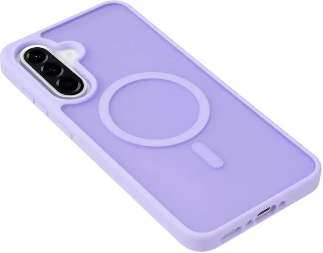 Samsung Galaxy A56 Hoesje met MagSafe Back Cover Matte Paars afbeelding 12