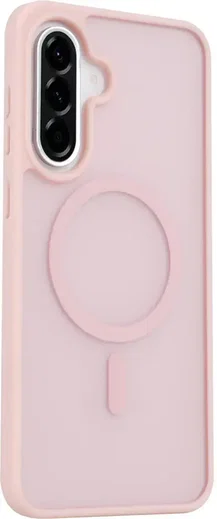 Samsung Galaxy A56 Hoesje met MagSafe Back Cover Matte Roze afbeelding 5