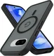 Google Pixel 9a Hoesje met MagSafe Back Cover Matte Zwart afbeelding 2