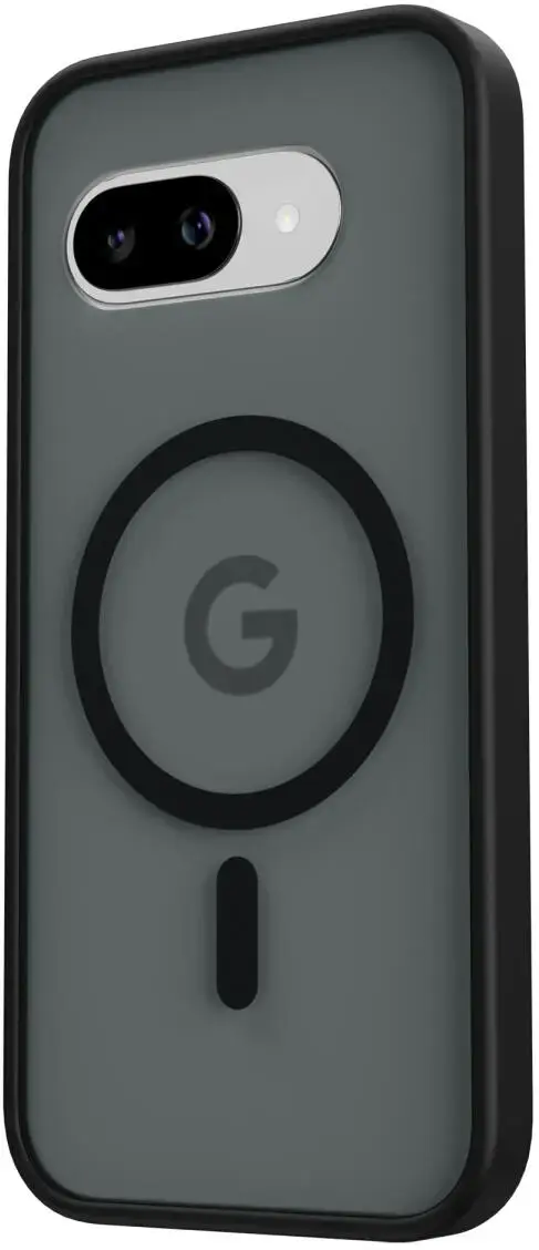 Google Pixel 9a Hoesje met MagSafe Back Cover Matte Zwart afbeelding 5