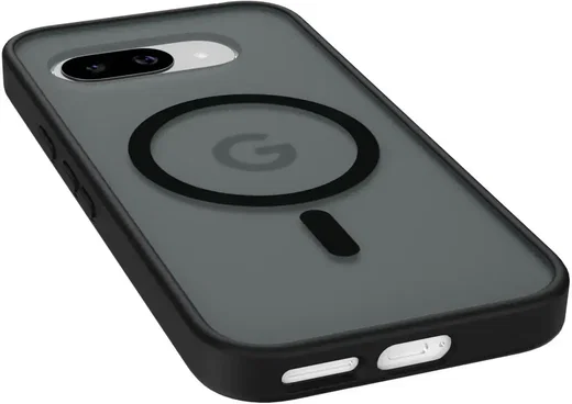 Google Pixel 9a Hoesje met MagSafe Back Cover Matte Zwart afbeelding 9
