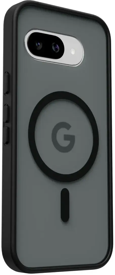 Google Pixel 9a Hoesje met MagSafe Back Cover Matte Zwart afbeelding 12