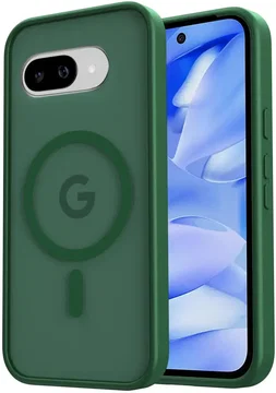 Google Pixel 9a Hoesje met MagSafe Back Cover Matte Groen