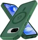 Google Pixel 9a Hoesje met MagSafe Back Cover Matte Groen afbeelding 2