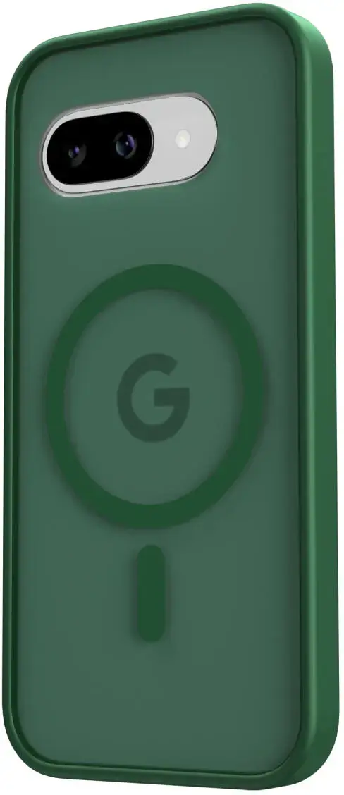 Google Pixel 9a Hoesje met MagSafe Back Cover Matte Groen afbeelding 4