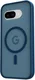 Google Pixel 9a Hoesje met MagSafe Back Cover Matte Blauw afbeelding 4