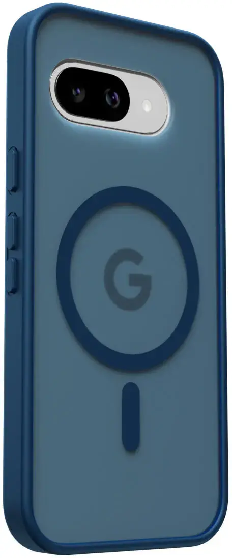 Google Pixel 9a Hoesje met MagSafe Back Cover Matte Blauw afbeelding 9