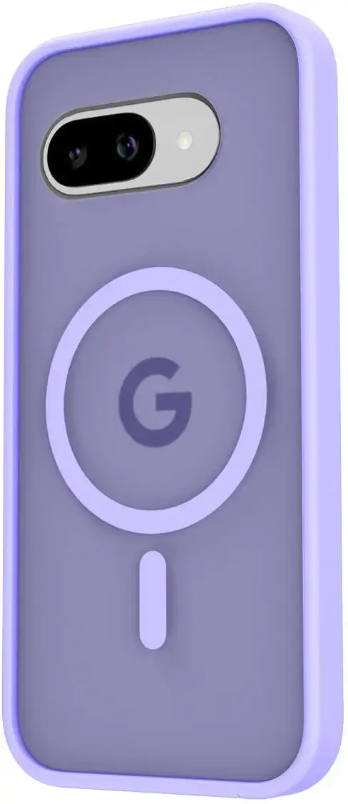 Google Pixel 9a Hoesje met MagSafe Back Cover Matte Paars afbeelding 4