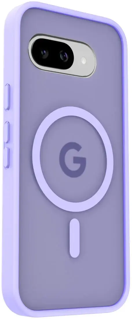 Google Pixel 9a Hoesje met MagSafe Back Cover Matte Paars afbeelding 7