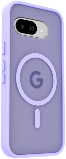 Google Pixel 9a Hoesje met MagSafe Back Cover Matte Paars afbeelding 7