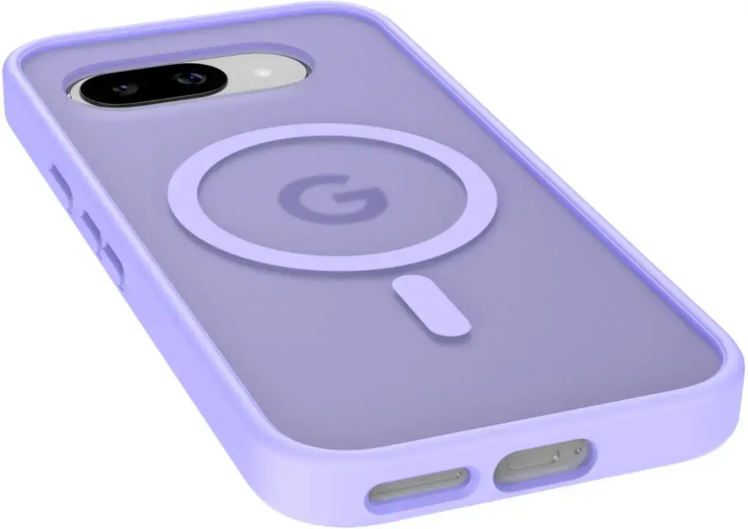 Google Pixel 9a Hoesje met MagSafe Back Cover Matte Paars afbeelding 9