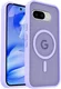 Google Pixel 9a Hoesje met MagSafe Back Cover Matte Paars afbeelding 12