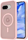 Google Pixel 9a Hoesje met MagSafe Back Cover Matte Roze
