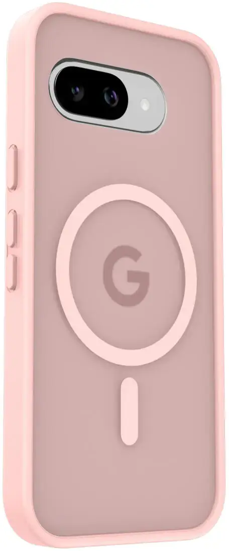 Google Pixel 9a Hoesje met MagSafe Back Cover Matte Roze afbeelding 9