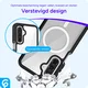 Samsung Galaxy A26 Hoesje Full Protect 360° Cover met MagSafe Zwart afbeelding 4