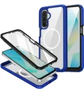 Samsung Galaxy A26 Hoesje Full Protect 360° Cover met MagSafe Blauw