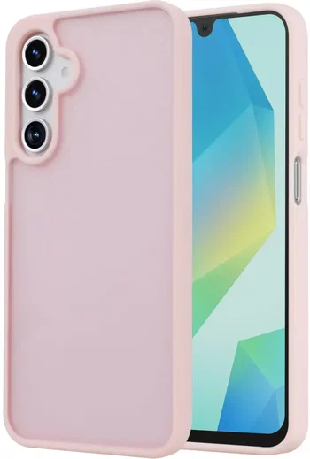 Samsung Galaxy A16 Hoesje Back Cover Matte Roze afbeelding 1