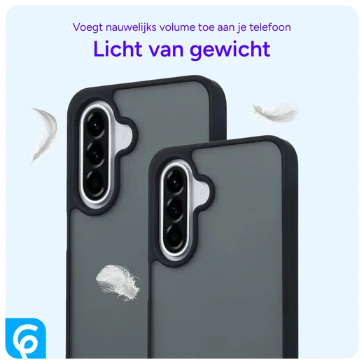 Samsung Galaxy A56 Hoesje Back Cover Matte Zwart afbeelding 3