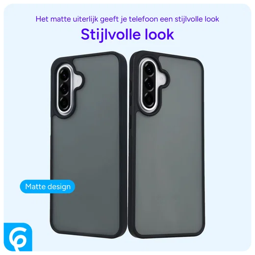 Samsung Galaxy A56 Hoesje Back Cover Matte Zwart afbeelding 4