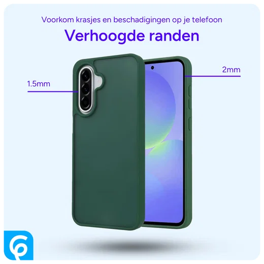 Samsung Galaxy A56 Hoesje Back Cover Matte Groen afbeelding 2
